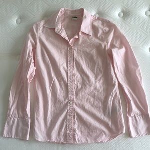 EUC pink J Crew button down